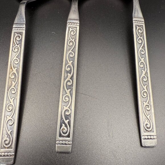 Oneida Spanish Court Stainless Steel Tablespoons Set Of 3 - Picture 4 of 5